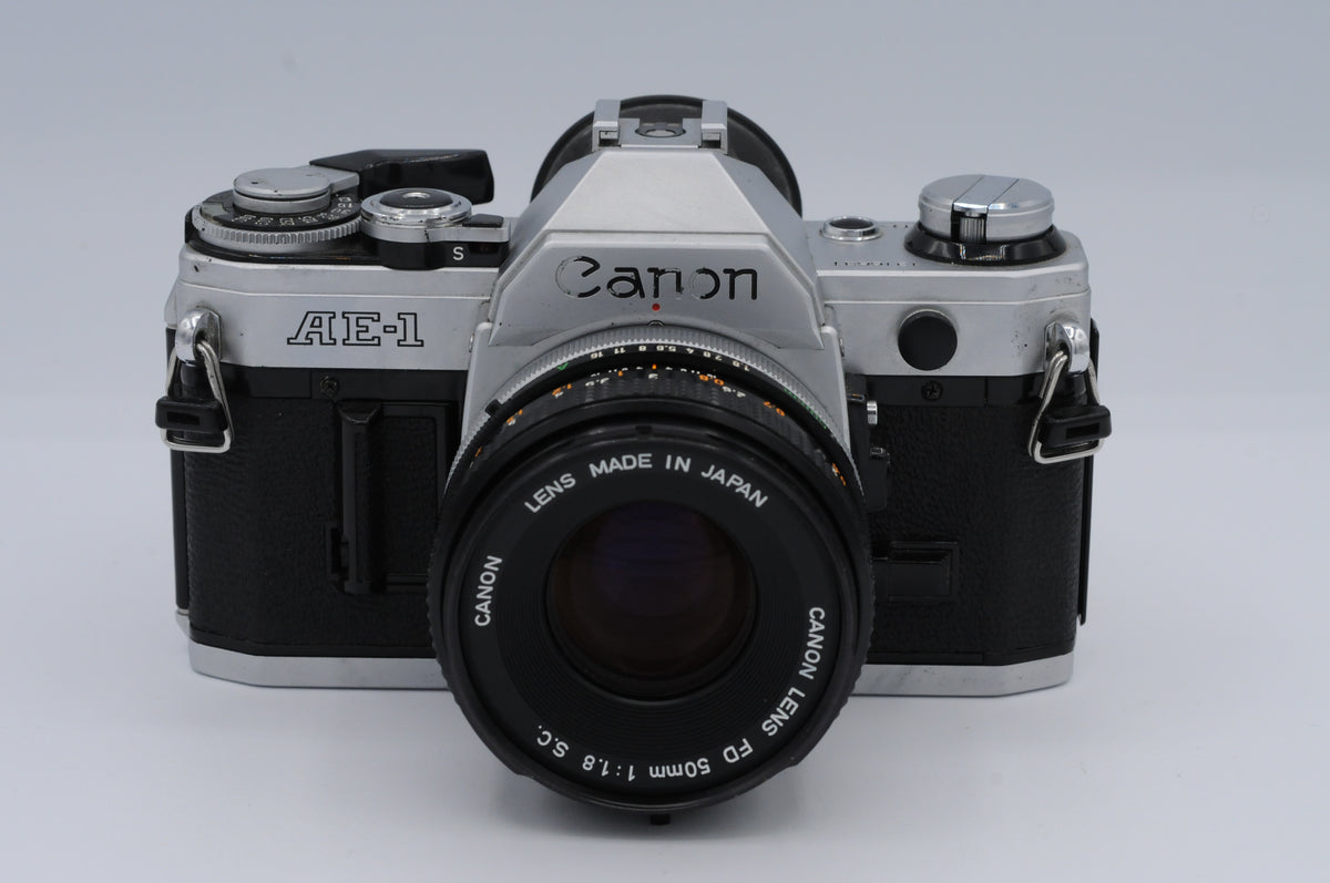 Canon AE-1 with Canon FD 50mm f1.8