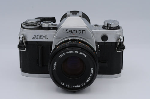Canon AE-1 with Canon FD 50mm f1.8