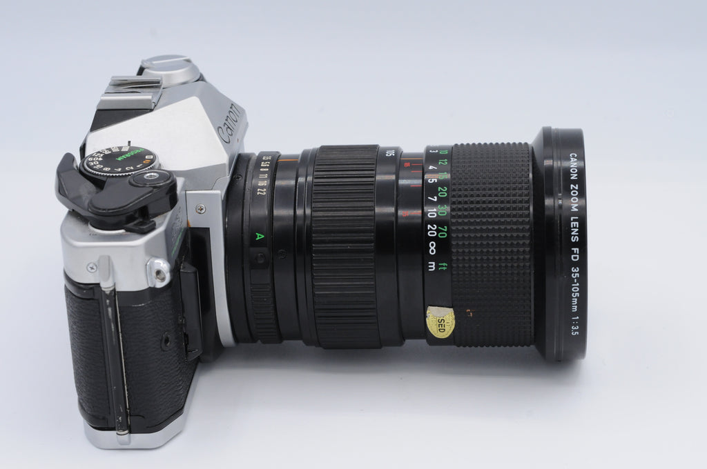 Canon AE-1 Program Body with Canon FD 35-105mm f3.5