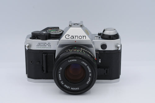 Canon AE-1 Program with Canon FD 50mm f1.8 Lens