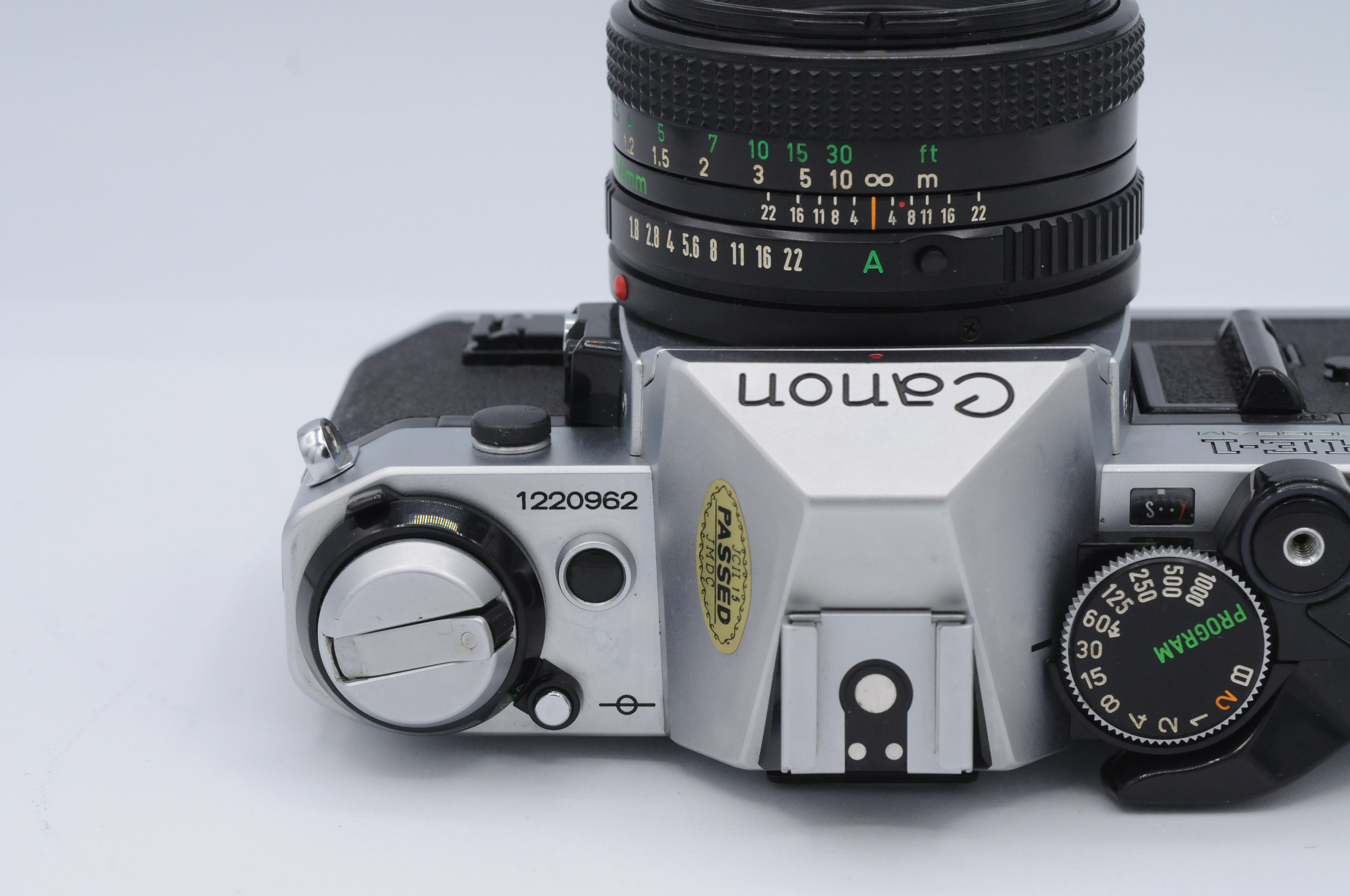Canon AE-1 Program with Canon FD 50mm f1.8 Lens