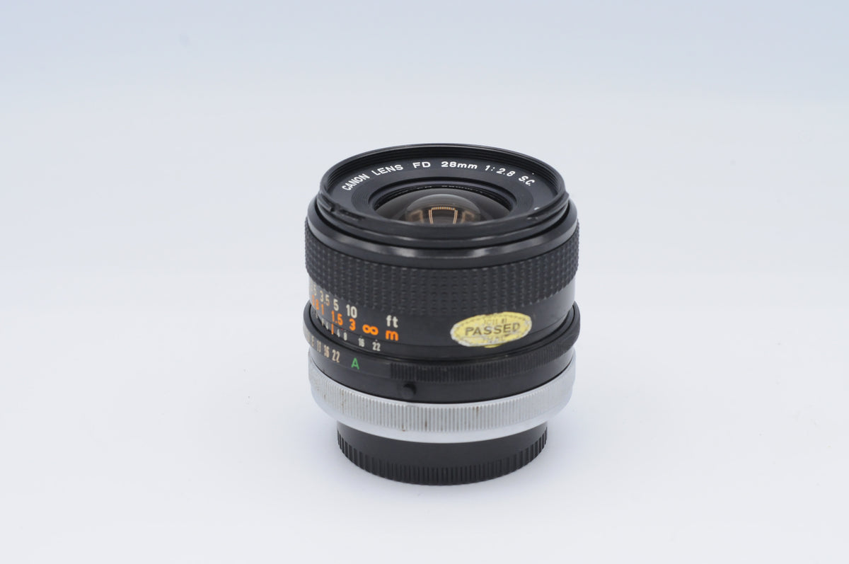 Canon FD 28mm f2.8 S.C.